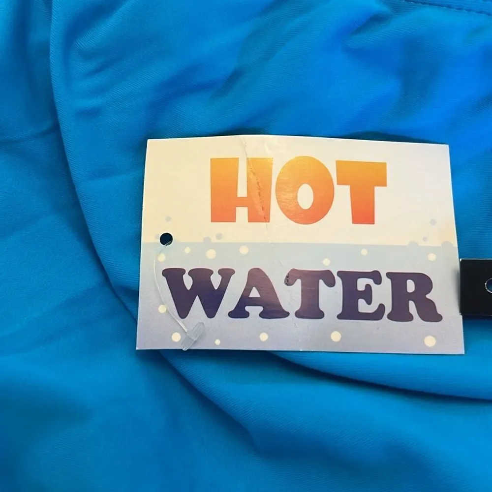 Hot Water Royal  Blue Swim Skort with Adjustable Side Ties Size 2X NWOT